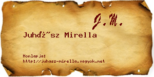 Juhász Mirella névjegykártya