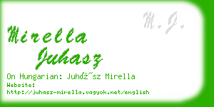 mirella juhasz business card